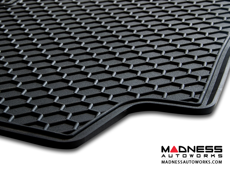 smart fortwo Floor Mats All Weather Rubber 451 model Deluxe